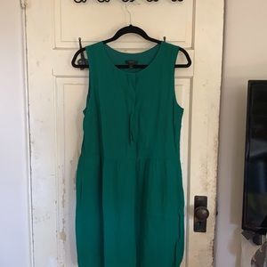 J Crew green dress sz 10